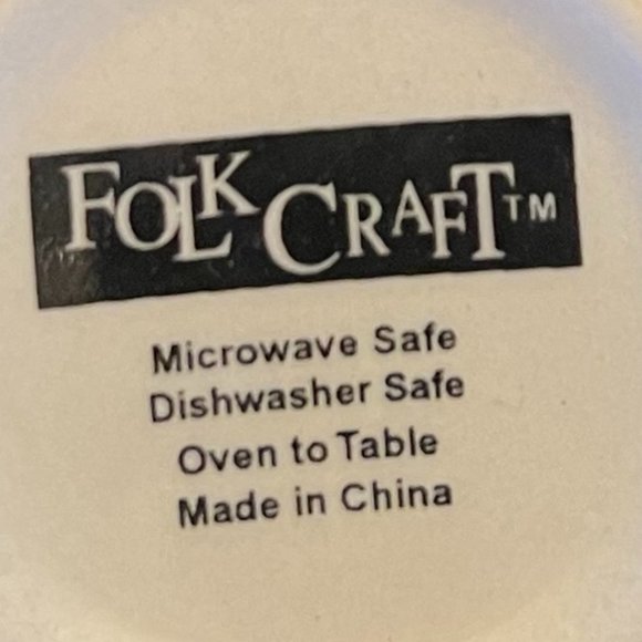 Set of 2 FOLKCRAFT Moose Mugs ~ Cotton Flannel Cut Out Appliqué Pattern - Picture 7 of 7